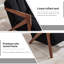 Ensemble de 2 fauteuils de salon modernes rembourrés en tissu Sherpa noir-639207003