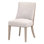 Duet Polyester Upholstered Armless Dining Chair (Set Of 2)