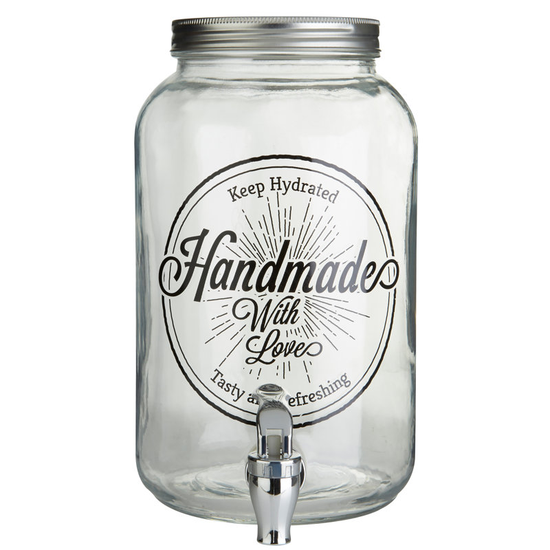 Handmade with Love 3500ml Glass Dispenser