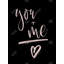 «You + Me», reproduction sur toile