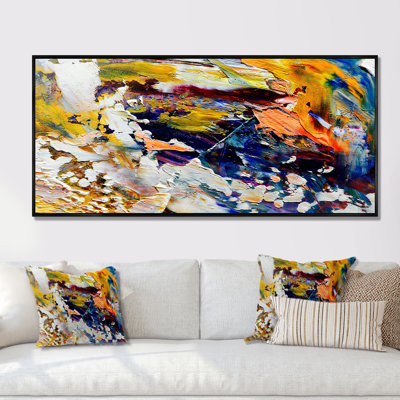 Colorfor Abstract Strokes, peinture sur toile