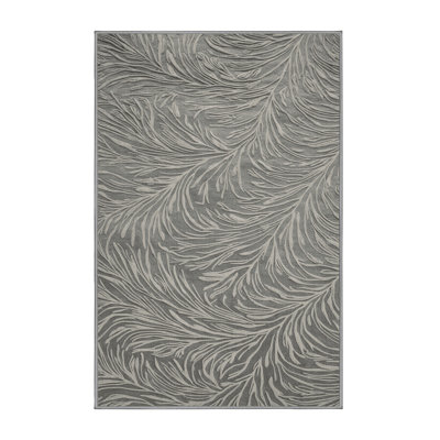 Machine Washable Nature Gray Area Rug