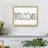 Welcome Wreath -Framed Print - Restickable-125077257
