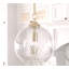 Luminaire suspendu sphère 1 lumière High Oaks-69880529