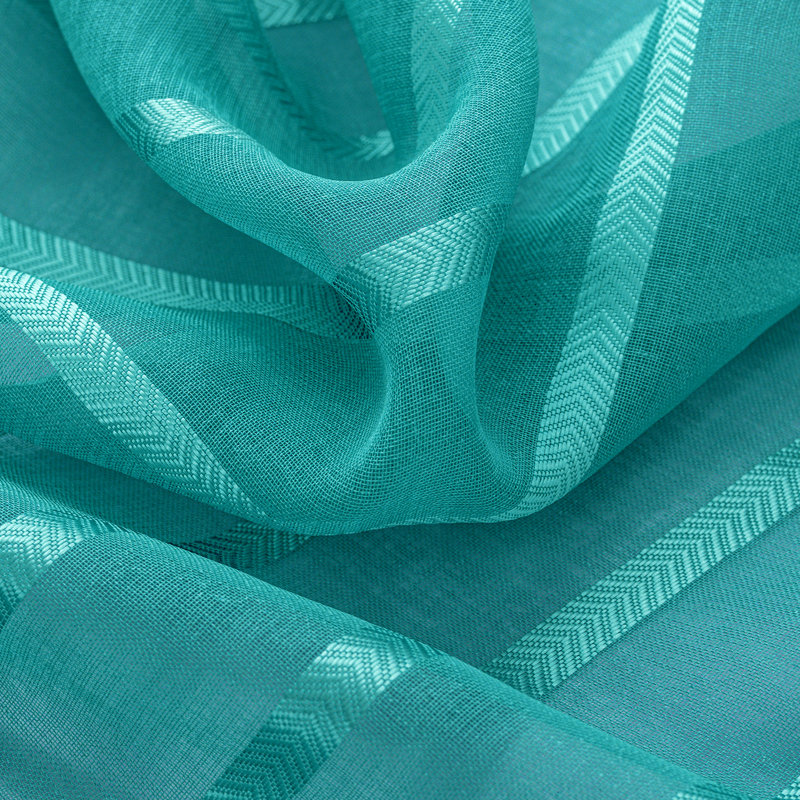 Panneau de rideau transparent avec passe-tringle Cangelosi, Teal