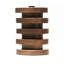 Lampe de table en bois massif Malmo