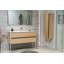 Ensemble de meuble-lavabo mural simple 48 po avec plateau en céramique Veneto-930118390-930118384