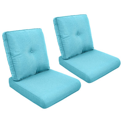 Allo 22"W x 25"D Outdoor Furniture Replacement Seat/Back Cushions
