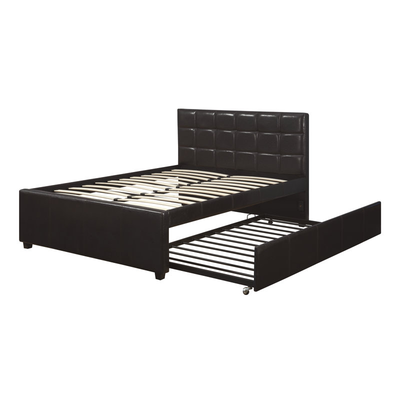 Lit gigogne Damore Beckla, Blanc, Simple