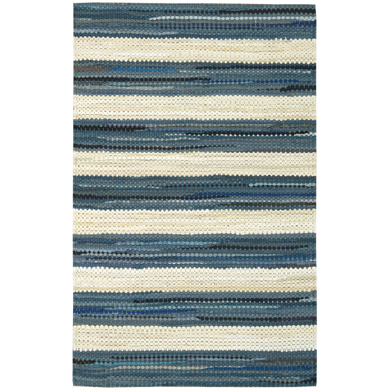 Mayfair Cotton Striped Indoor Rug, Rectangle 2' x 3'