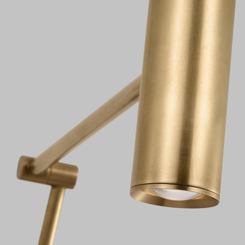 Ponte 1 - Light LED Swing Arm, Natural Brass