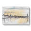 Reflection of the Seattle Skyline in Abstract - Wrapped Canvas Drawing - Wrapped Canvas-55338903