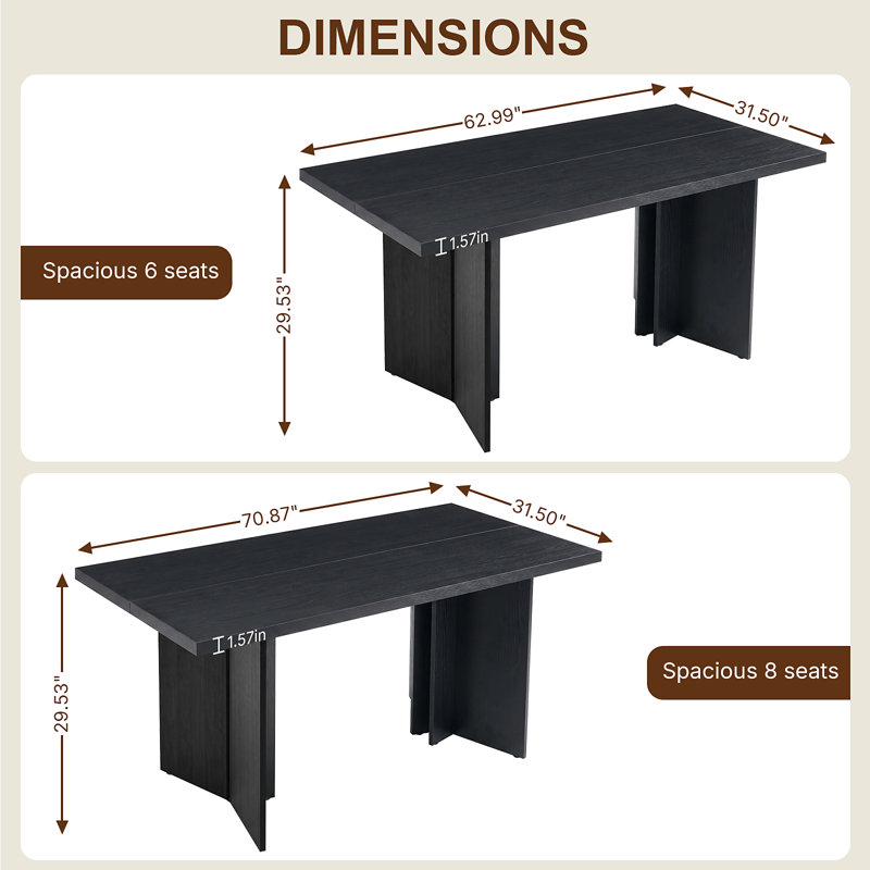 Writing Desk, 63 Wide, Black