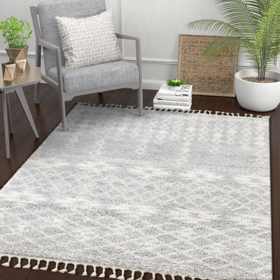 Melody Moroccan Synthetic Shag Area Rug