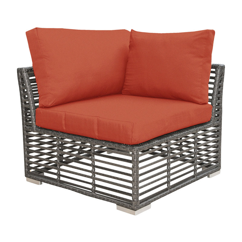 Outdoor Lounge Chair, Canvas Brick Sunbrella® Canvas