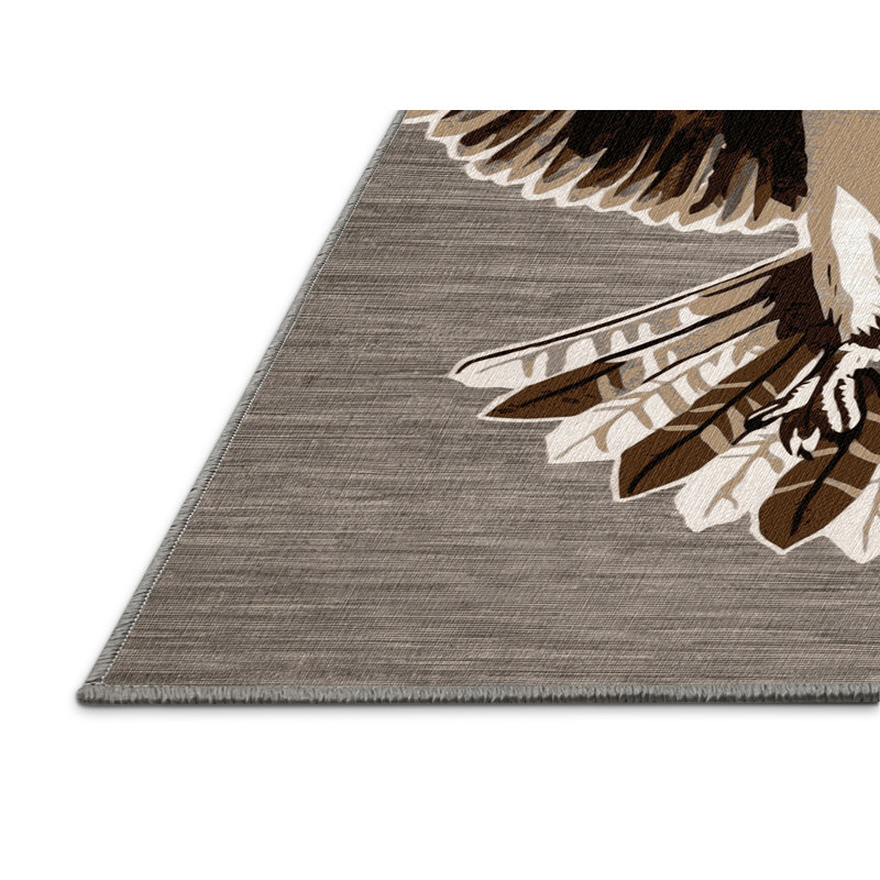  Tapis lavable Osprey Birds, Carré 5 pi