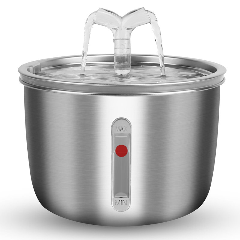 67.6oz. Pet Fountain, Silver