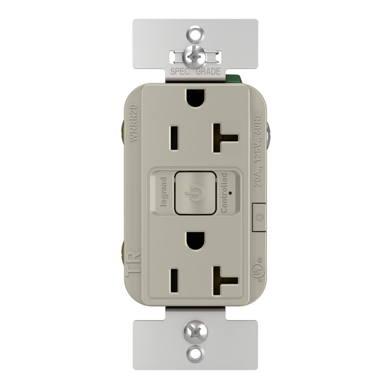 radiant® Smart 20A Outlet with Netatmo, Nickel