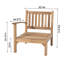 Huntington Teak Outdoor Left Arm Club Chair-186894320