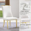 Chaise parsons capitonnée en velours-131513381