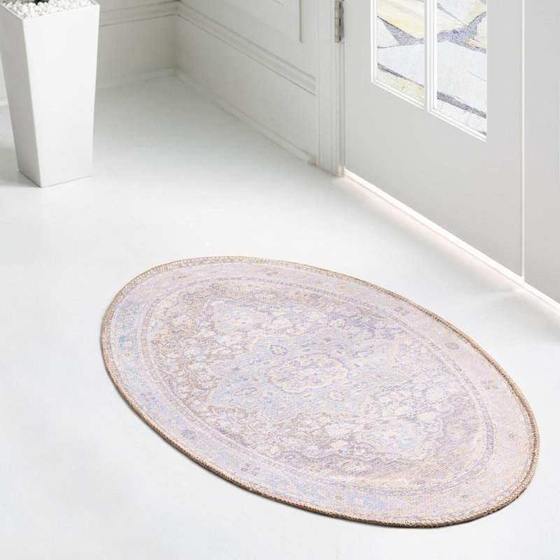 Oppie Moroccan Indoor Rug, Oval 2' x 3'1"