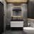Golitz 42'' Single Bathroom Vanity with Stainless Steel Top-309173284