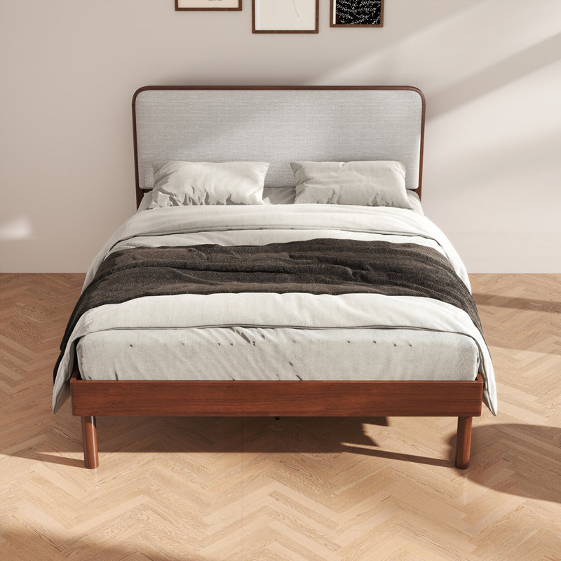 Wyller Rubberwood Platform Bed