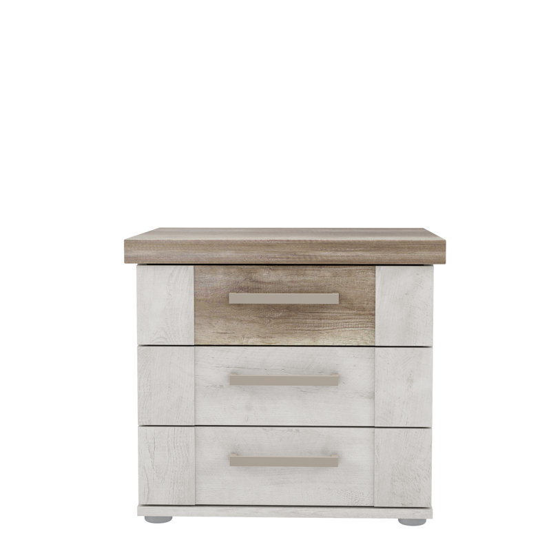 Pfarr 50cm W Manufactured Wood Bedside Table