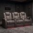 Siège de cinéma en cuir Ahlaya avec porte-gobelet