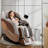 Larianna Dual SL-Track with 4D Zero Gravity Full Body Airbag Massage, Bluetooth Connectivity Foot Massage Yoga Stretch Massage Chair-153809622