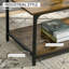 Table basse à 4 pieds avec rangement