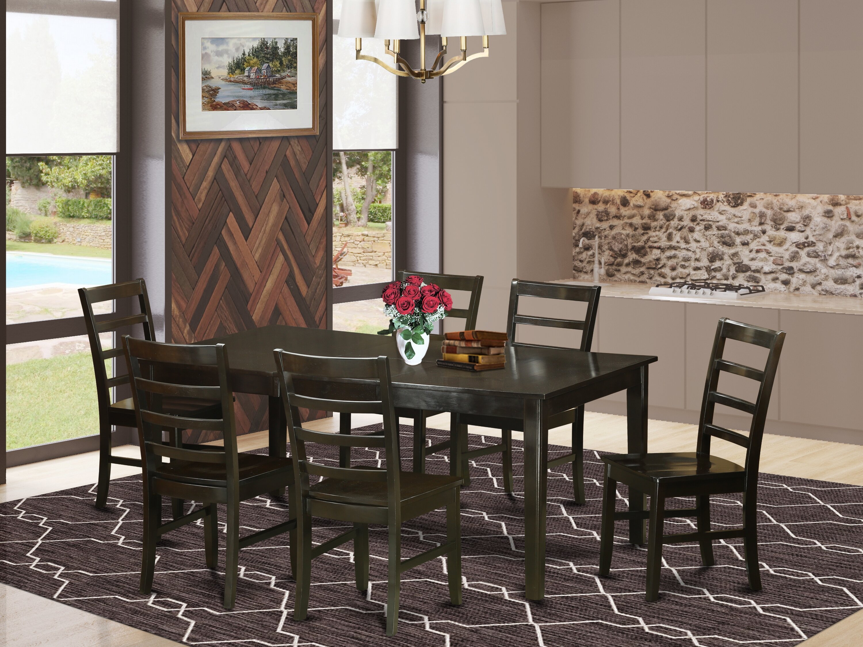 Kingman 5 piece folding best sale dining set