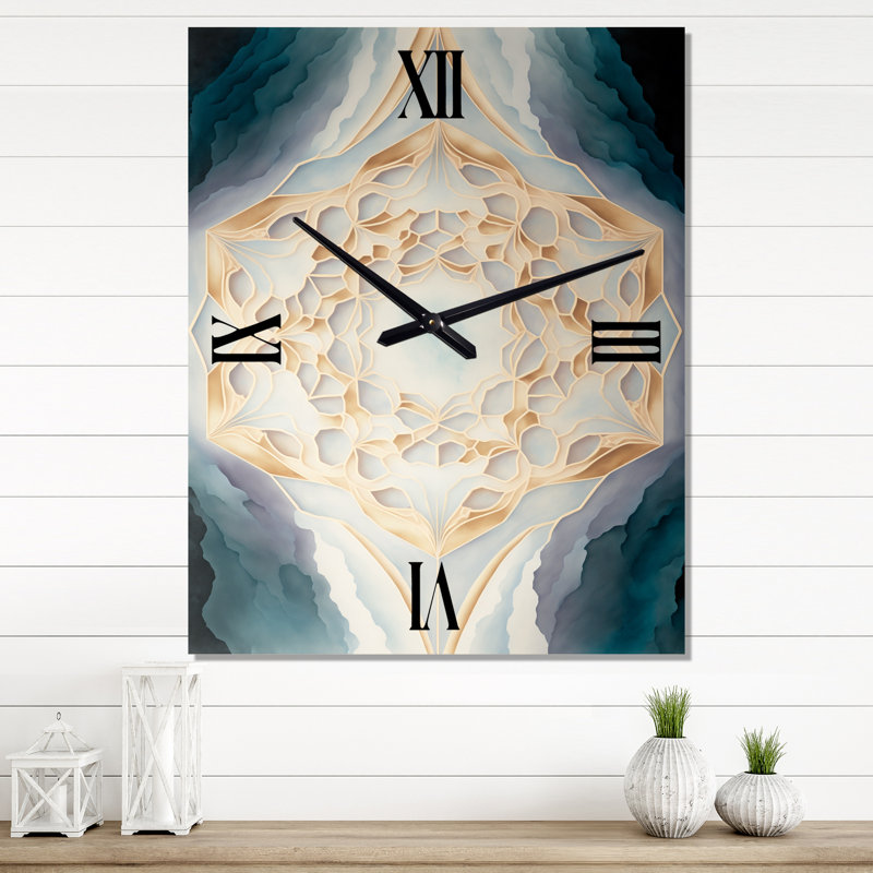 Horloge murale moderne géométrique sacrée, Très petit