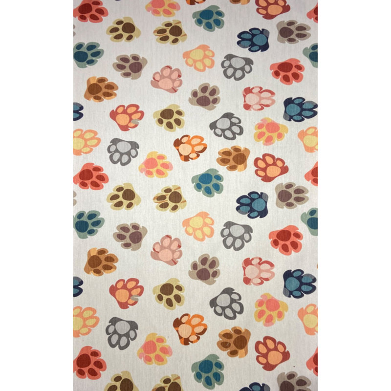 Tapis intérieur / extérieur en polypropylène tissé à la machine Deondric, Rectangle 5 pi 1 po x 8 pi 6 po