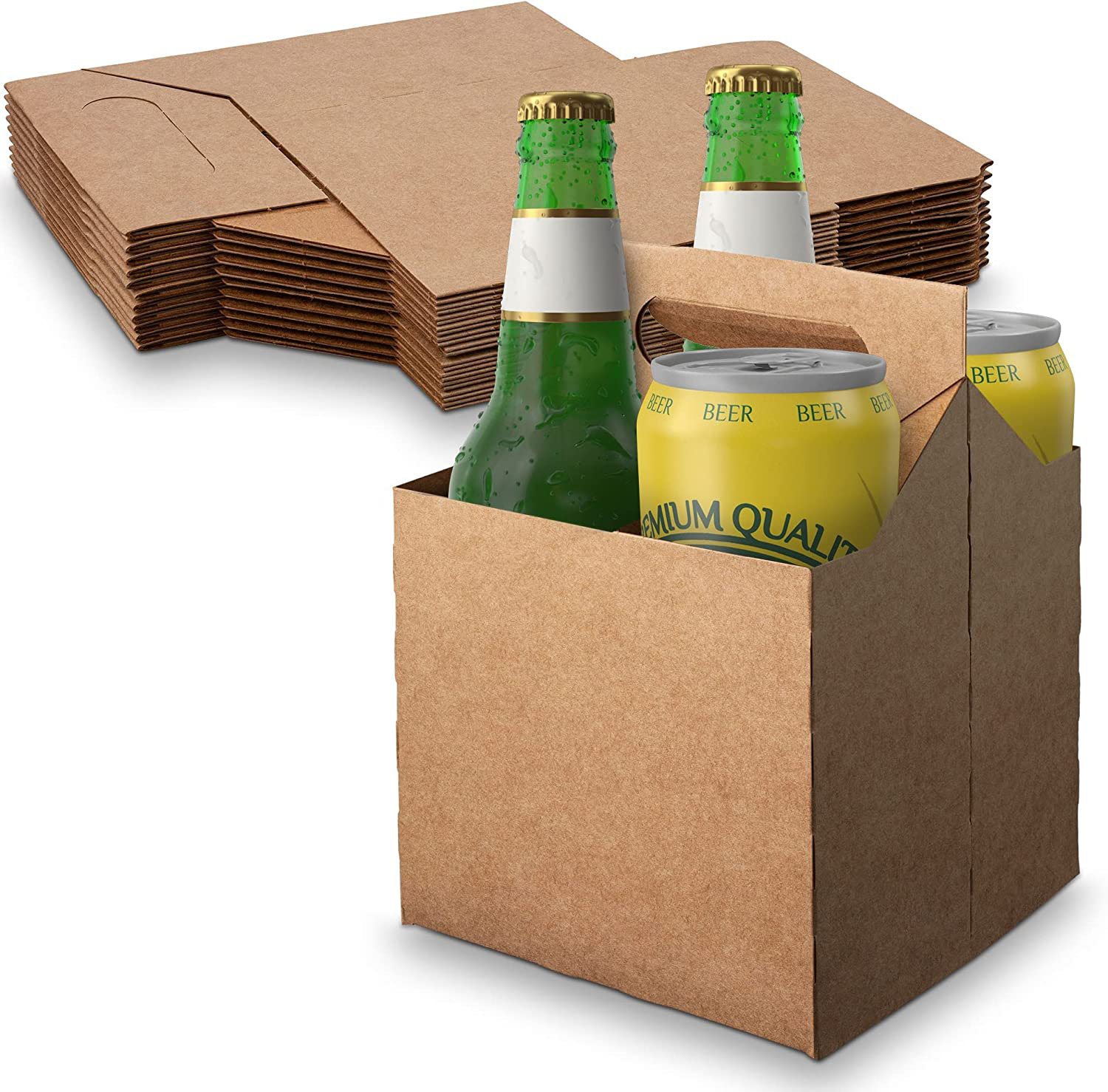 https://assets.wfcdn.com/im/09116270/compr-r85/2524/252467624/mt-products-kraft-cardboard-4-pack-carrier12-oz-bottle-holder.jpg