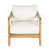 Beige Cushion/Teak Frame selected