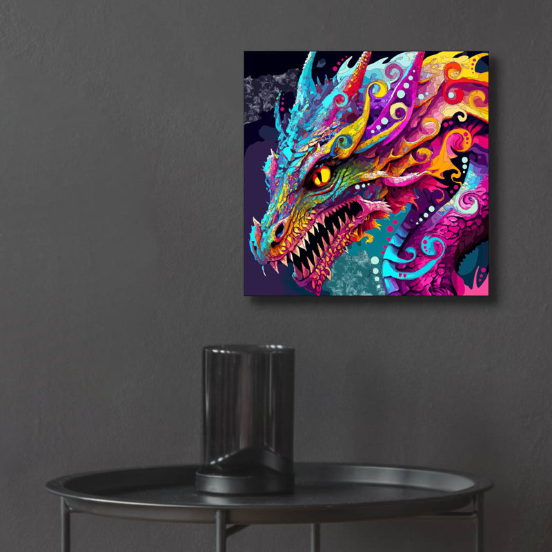 «Dragon» par Dean Russo, H 12 po x l 12 po x P 0,13 po