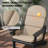 Outdoor Hdpe Adirondack Chair Set With Removable Cushions And Cup Holder-268321009