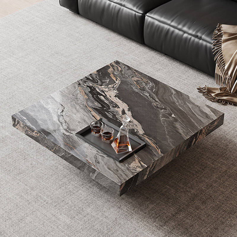 Table basse Modern, H 12,2 po x L 39,4 po x l 39,4 po