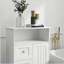 Armoire de rangement pour salle de bain avec 3 tiroirs et 1 porte