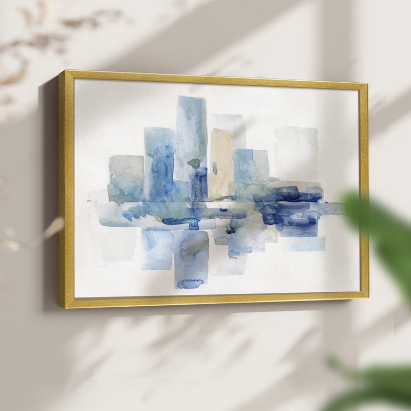 Soft Skyline I -Framed Print - Restickable
