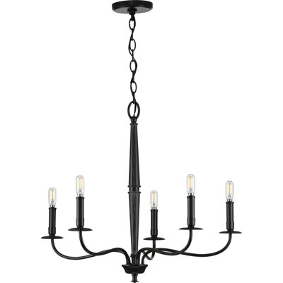 Lustre classique à 5 lumières de style bougie Rourke