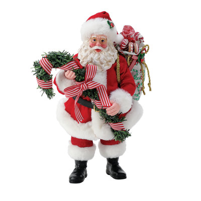 Figurine Père Noël possible avec un nœud 10,5 pouces