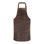 No Holiday Leather Cotton Grilling Apron