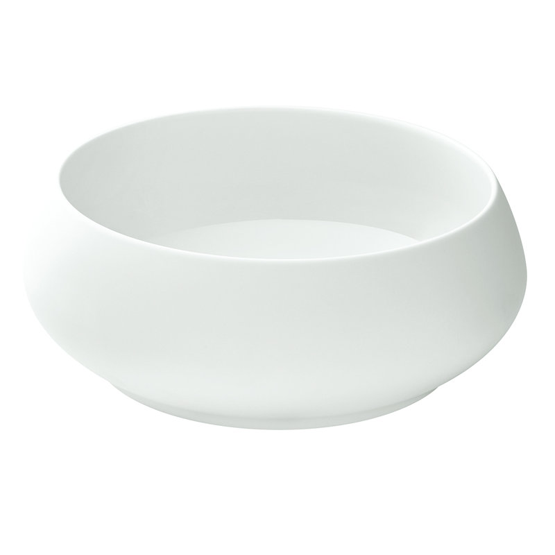 Bahia Sandstone Salad Bowl, White