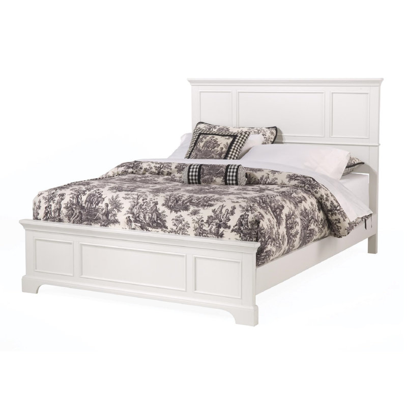 Lit standard en bois massif Auriel, Très grand, Noir