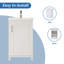 Petit meuble-lavabo moderne avec lavabo en céramique et beaucoup de rangement-667192142