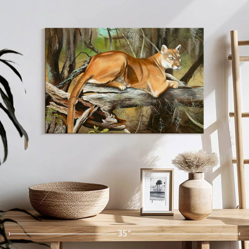Florida Panther, H 16 po x l 24 po