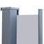 Wade Logan 300cm W x 10cm D Polyester Dark Grey Cover Retractable Side Awning