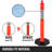 VEVOR 44'' H PE + Rubber Post